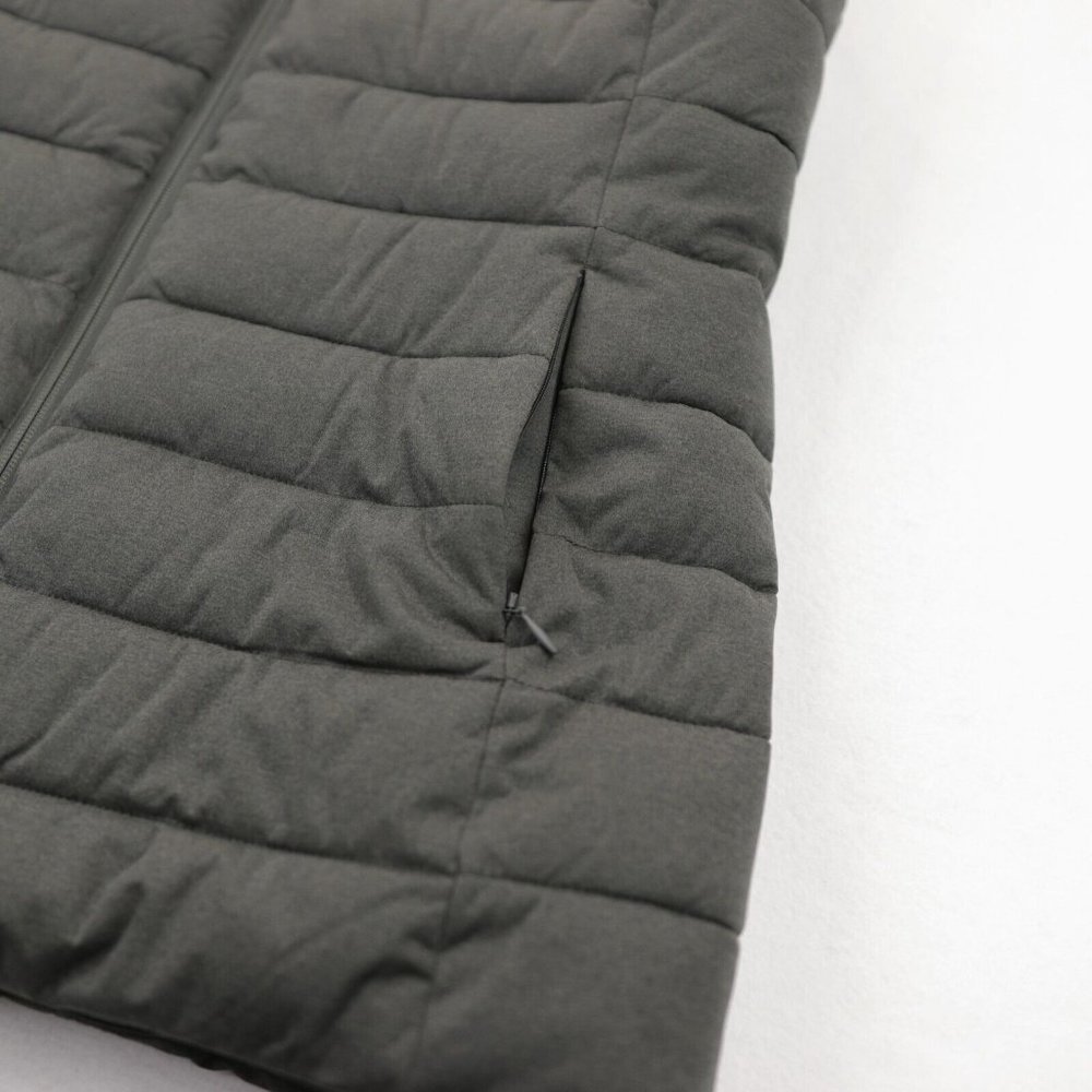 Save the Duck Full Zip Puffer Vest Women's Size 2/US Medium Gray - Picture 3 of 9